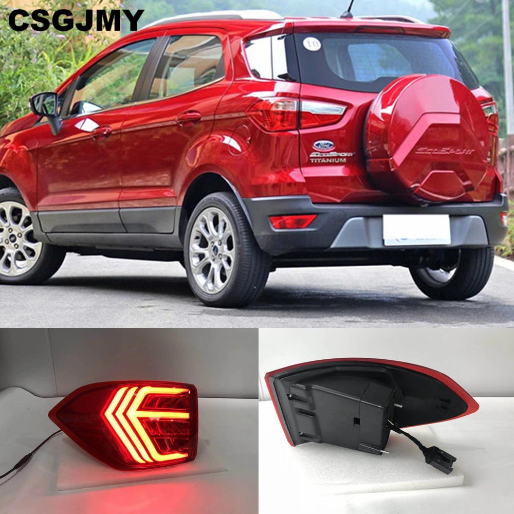 1 комплект светодиодный задний фонарь для Ford Ecosport 2013 - 2018 2019 Автомобильный заднего