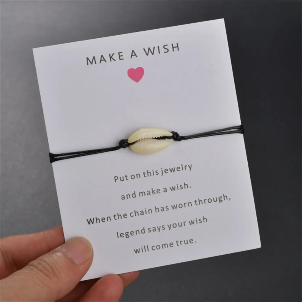 Богемные браслеты в виде ракушек для женщин и мужчин новые многоцветные с