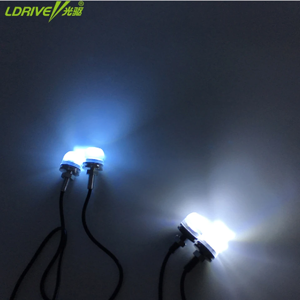 2 шт. DRL 12 В светодиодный автомобильный светильник Eagle Eye высокая мощность дневной