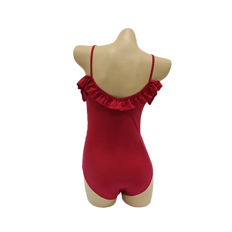 2017 Новый сексуальный купальник цельный черный красный монокини с открытой