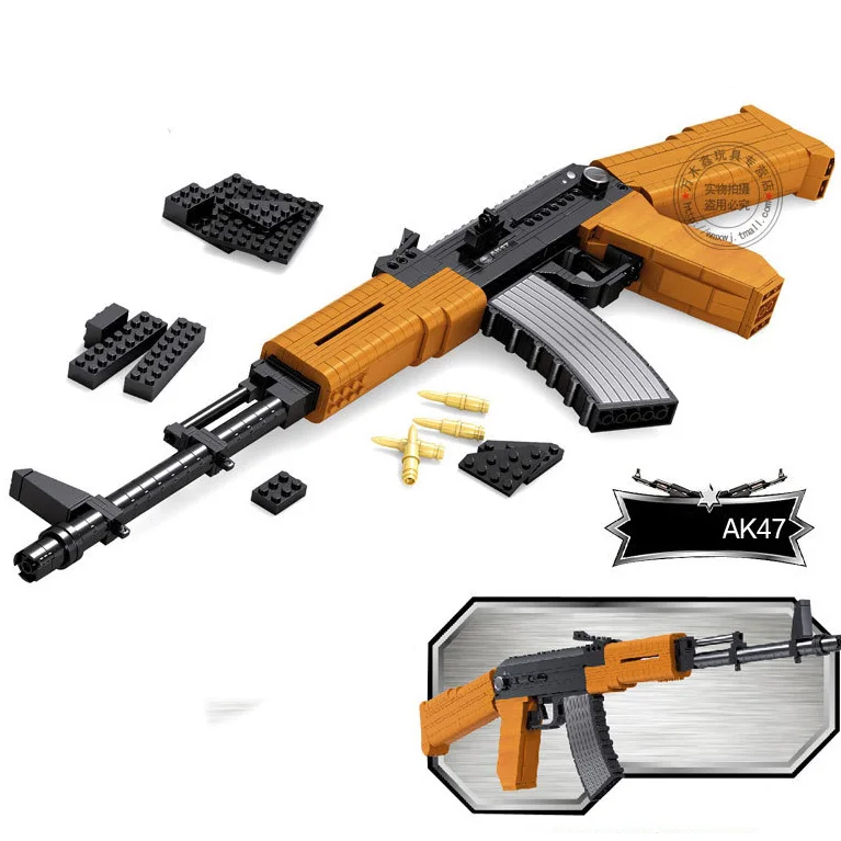 617 шт. DIY Nerfs Elite пистолет AK47 пистолет-пулемет карабин Игрушечная модель пистолета