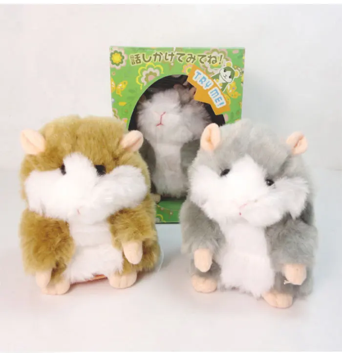 Free shipping Hot Sale!!!!Super Likable Hamster Copy Voice Pet Recorder Talking Plush Toy funny lovely toys HT216 | Игрушки и хобби
