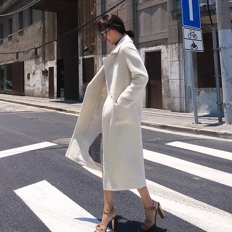 Шерстяное пальто из перуанской альпаки | Женская одежда