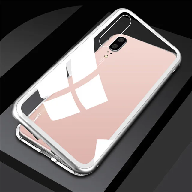 Магнитный адсорбционный металлический чехол для Honor 10 50 шт. телефона Huawei P20 Lite Pro