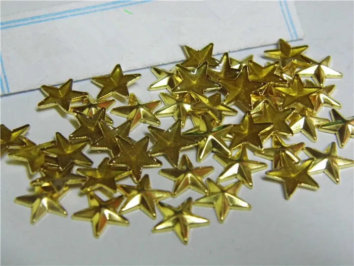 2016fashion 10mm Gold Copper hot fix nailhead panel pressing Studs Spots Punk Rock DIY Spikes Clothes 50pc/lot Free shiping | Дом и сад