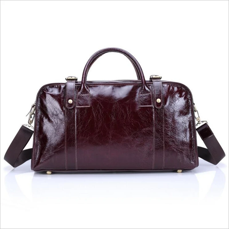 MISFITS Натуральной Кожи Мужская кожаная сумка Верхний Слой Коровы Человек Дорожная