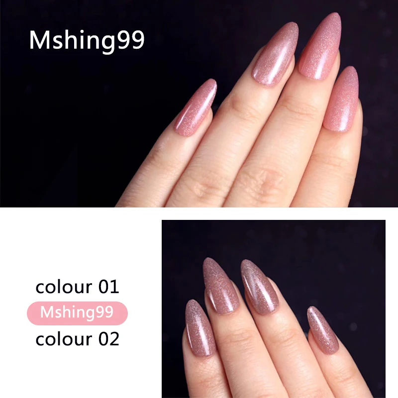 Гель -лак MSHING99 для ногтей блестящий УФ-Гель-лак 8 мл УФ-гель | Красота и здоровье