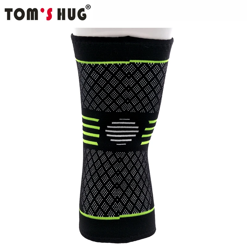 1 шт наколенники волейбол наколенник наколенники при артрите Tom's Hug высокоэластичные спортивные наколенники