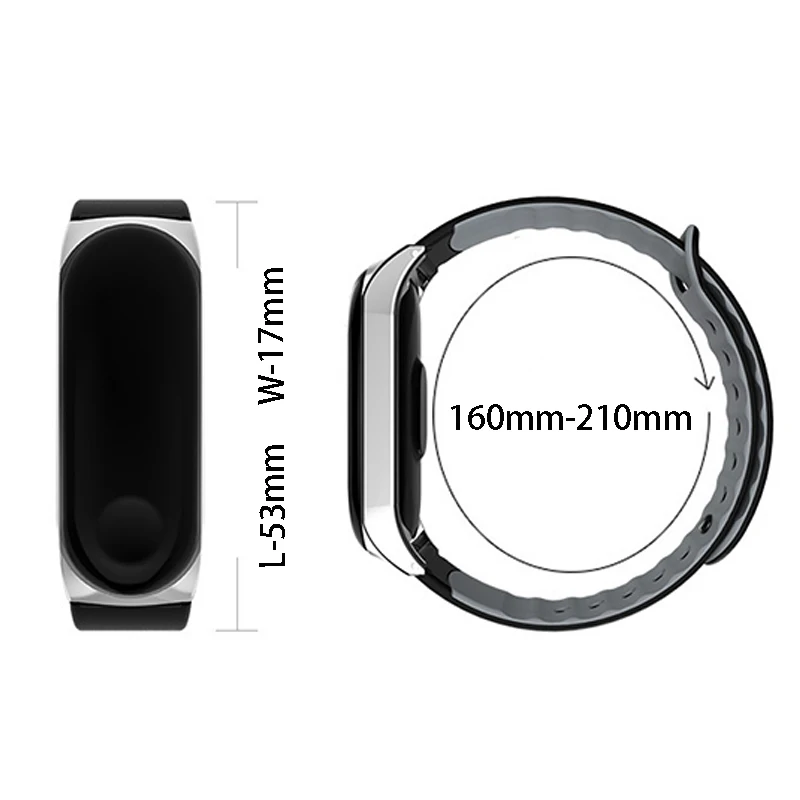 Спортивные mi Band 3 ремешок часы в силиконовом корпусе на запястье браслет +