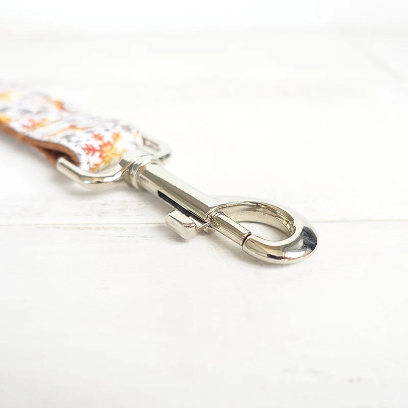 MUTTCO розничная продажа модный поводок для собак ручной работы Золотое Рождество 5