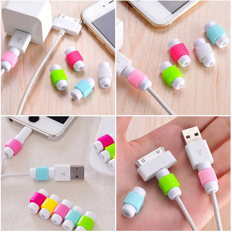 20 шт/1 шт./лот USB протектор для кабеля передачи данных Шнур защитный чехол iPhone