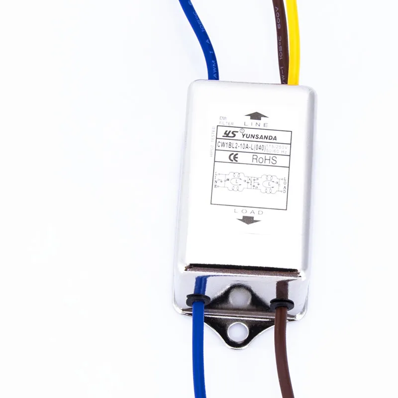 Фильтр электромагнитной защиты EMI 10a 115/250 В фоторазъем 10A фильтр EMI|Соединители| |
