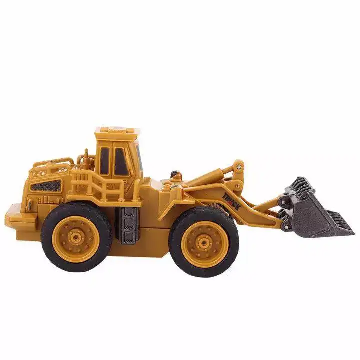 RC грузовики 1: 64 пульт дистанционного управления Строительный автомобиль мини экскаватор имитационная модель инженерный автомобиль игрушечный экскаватор кран бульдозер