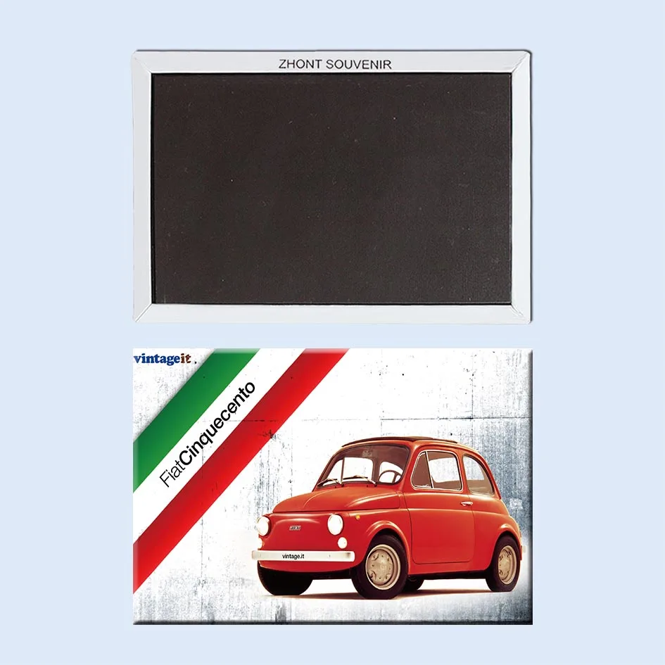 Auto_Fiat Cinquecento сувенирные магниты для холодильника коллекция 21804 винтажные