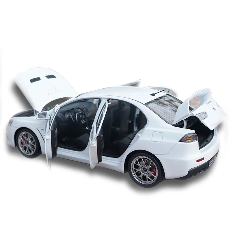 1:18 оригинальная модель автомобиля MITSUBISHI LANCER EVO 10 X из литого металла сплава
