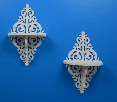 DIY полый деревянный декоративный настенный стеллаж пальто шляпа стеллаж для хранения одежды Вешалка Органайзер держатель для ключей домашний декор - Цвет: L