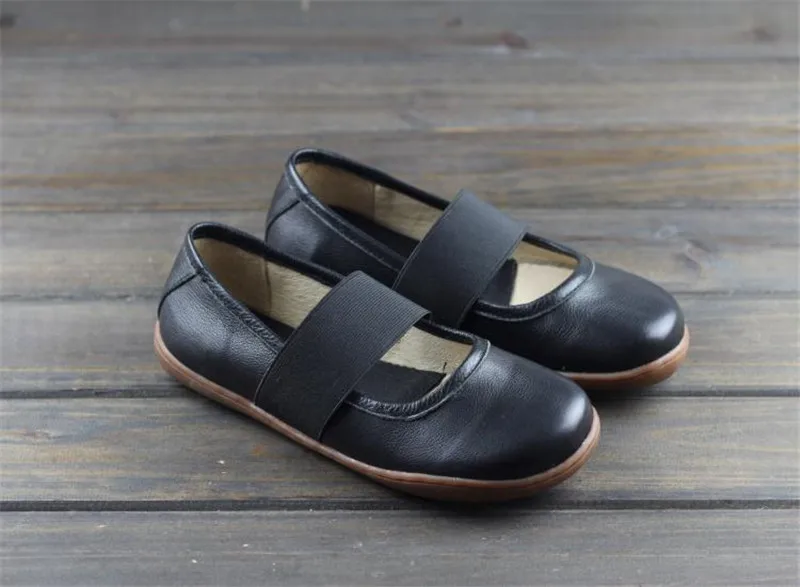 BEYARNE/; женская обувь; большие размеры; Балетки без застежки с эластичной лентой; обувь на плоской подошве из натуральной кожи; женские балетки на плоской подошве; E096