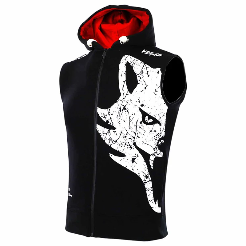 Безрукавка с капюшоном и толстовки Красный Neri уличный стиль|sweatshirt sweatshirt|sweatshirt