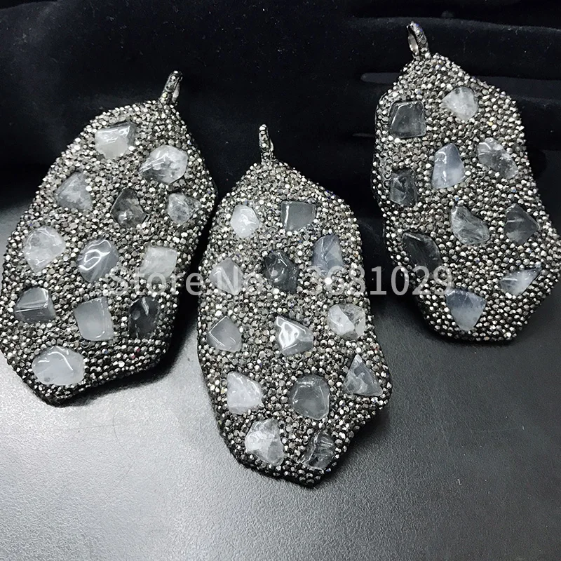 2018 европейские и американские нестандартные белые хрустальные подвески для