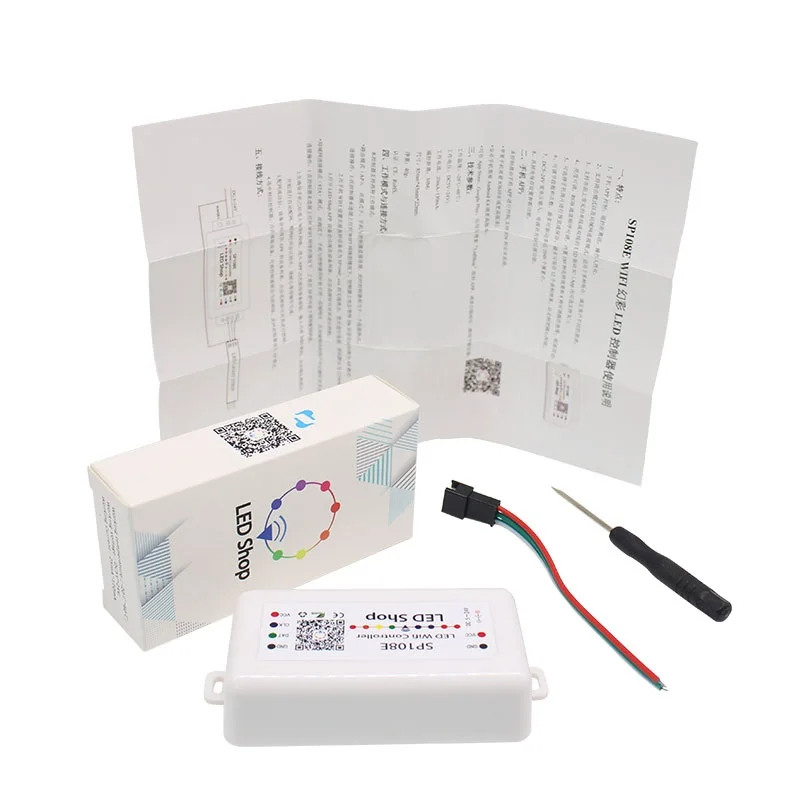 SP105E SP108E Magic WIFI контроллер Bluetooth 2048 пикселей для WS2811 WS2812B 2801 6803 IC Светодиодная лента