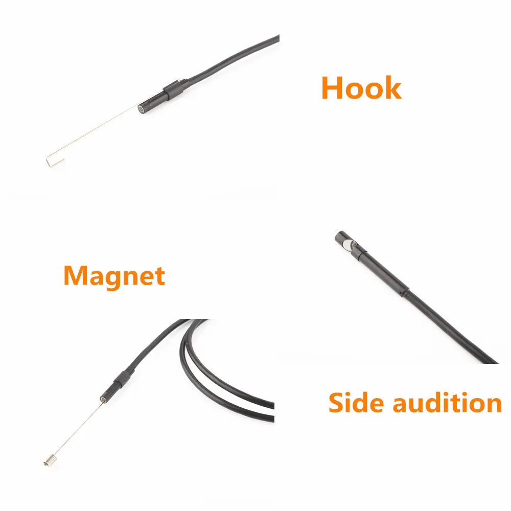 LESHP 7mm Lens MircoUSB Android OTG USB Endoscope Camera 1M Waterproof Snake Pipe Inspection Borescope | Безопасность и защита