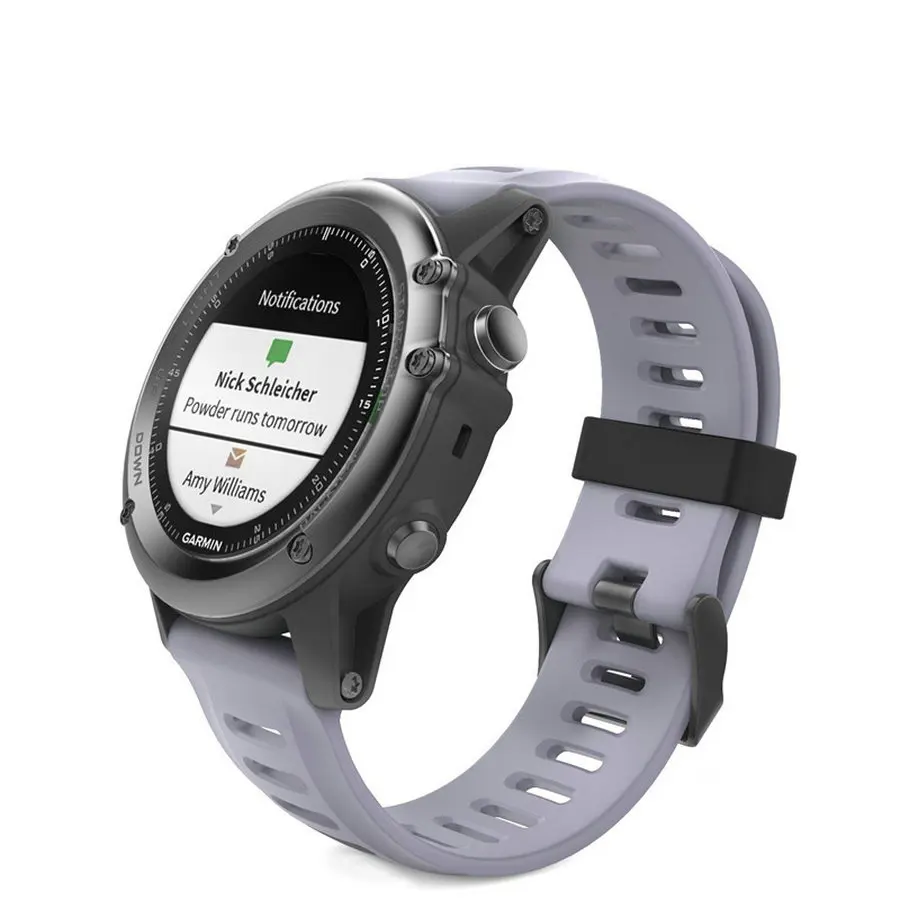 14 цветов мягкий силиконовый сменный ремешок для часов Garmin Fenix 3/Fenix 3 HR/Fenix 5X Смарт-часы 26 мм ремешок для часов