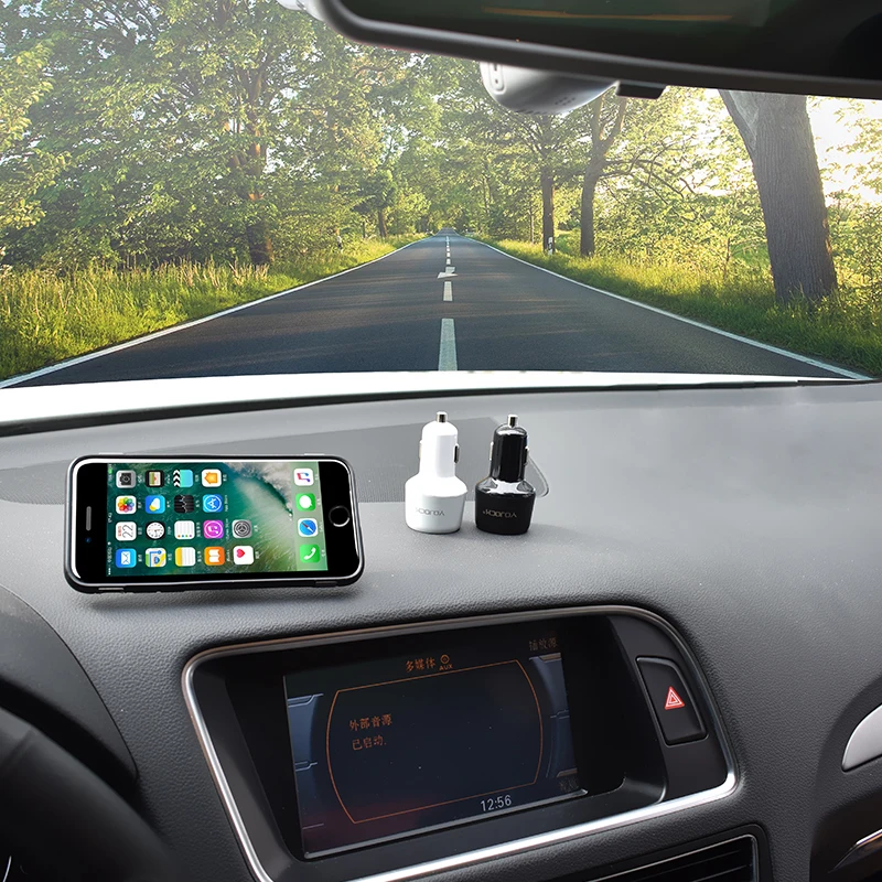 USB C автомобильное зарядное устройство QC3.0 Smart Type для автомобиля с двумя портами
