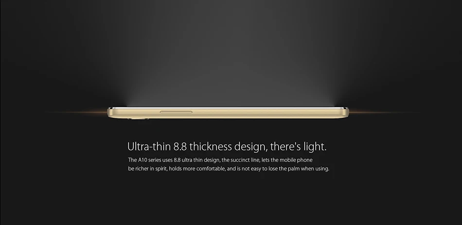 Смартфон Blackview A10 Android 7,0 MTK6580A четырехъядерный 2 Гб ОЗУ 16 Гб ПЗУ 5," с отпечатком пальца gps 3g WCDMA сотовые телефоны