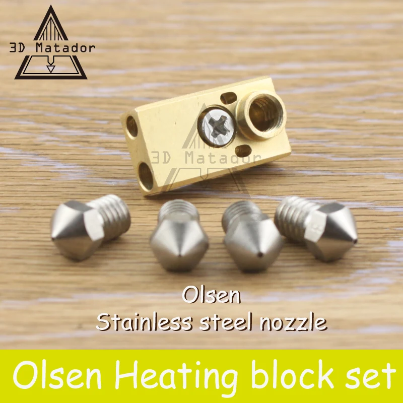 Бесплатная доставка комплект для 3D принтера ultiпроизводителя 2 + UM2 Extended Olsson block hotend