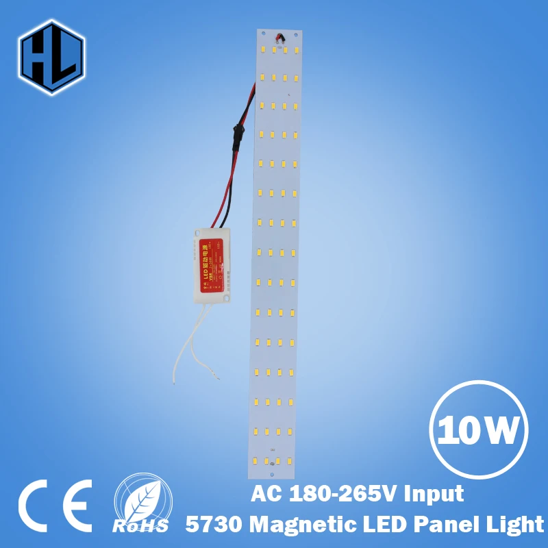 10 Вт прямоугольное светодиодное освещение для потолка светильник 180 265 в