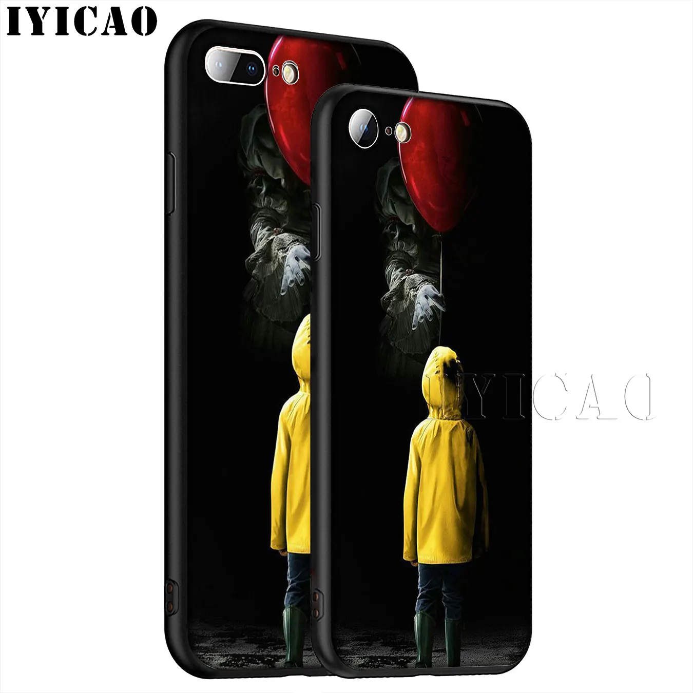 IYICAO Stephen King's King is It Soft Silicone Phone Case for iPhone XR X XS 11 Pro Max 6 6S 7 8 Plus 5 5S SE 10 TPU Black Cover |