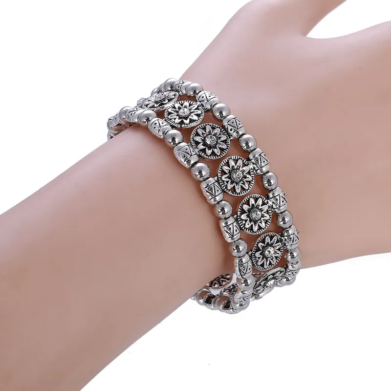 Модные регулируемые браслеты LOVBEAFAS в виде подсолнухов Женский винтажный