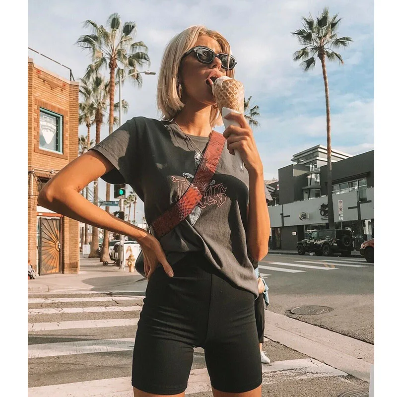 Новинка Женские Простые эластичные короткие леггинсы под юбку брюки с высокой