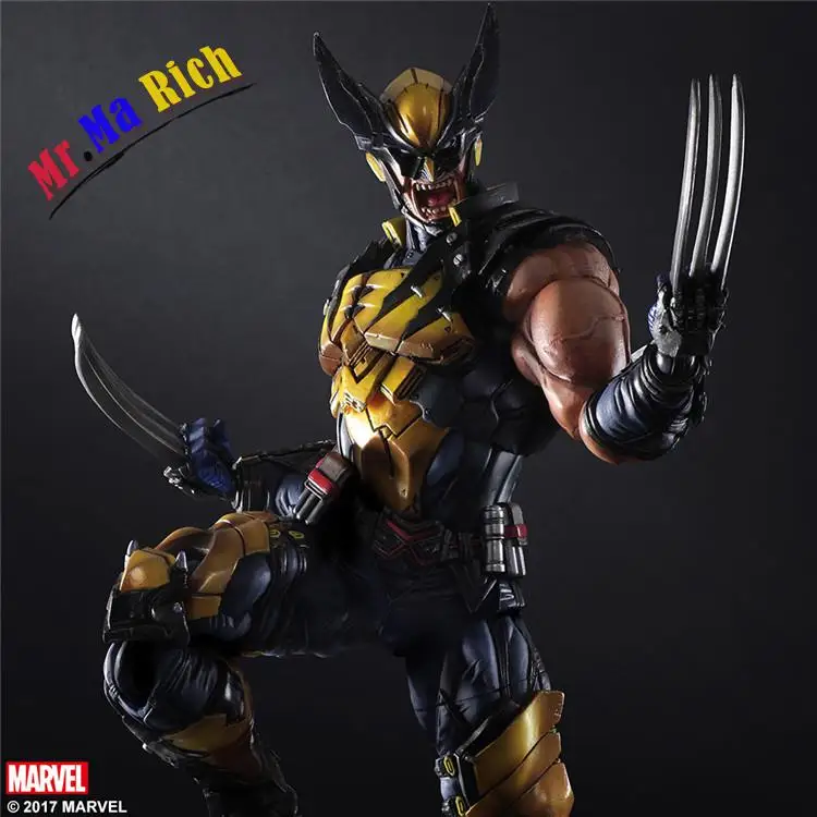 26 см Play Arts PA Marvel Мстители Росомаха коллекционная игрушка кукла|play arts|the avengerswolverine