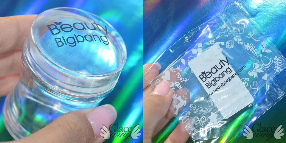 BeautyBigBang набор пластин для штамповки ногтей резиновый штамп для скребка для ногтей прозрачный желе цветок ручка для дизайна ногтей штамп для штамповки ногтей