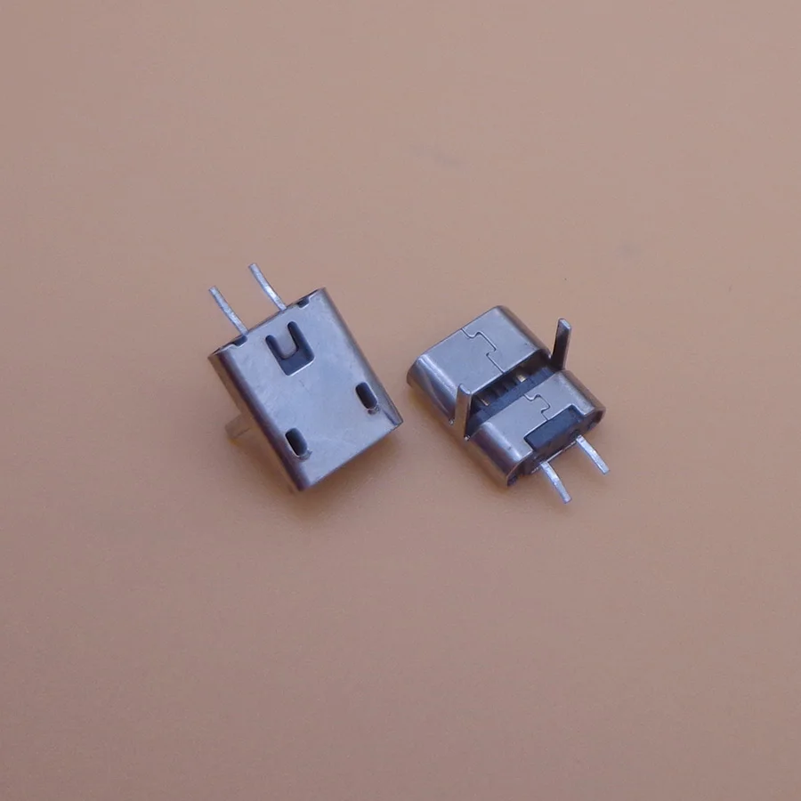 30 шт. 2-контактный мини микро USB разъем интерфейса Разъем SMD SMT pcb док-Разъемы DIY