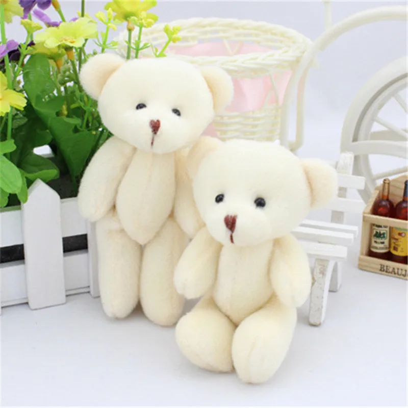 Мини Супер кавайный плюшевый мишка Животные Мягкие плюшевые игрушки совместный