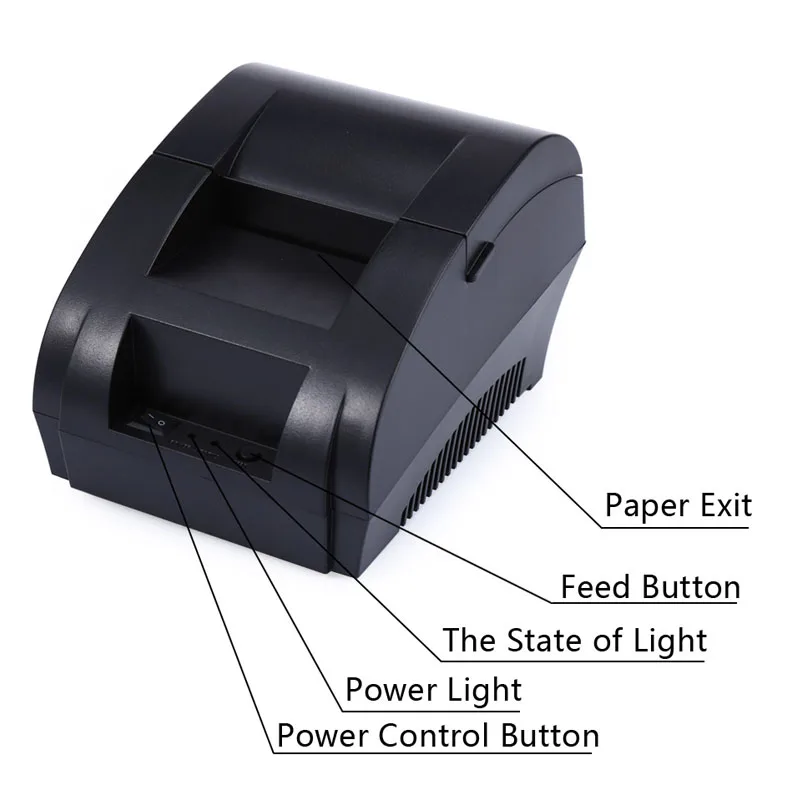 Низкая цена 2 дюйма impresora termica с usb интерфейсом pos чековый принтер поддержка