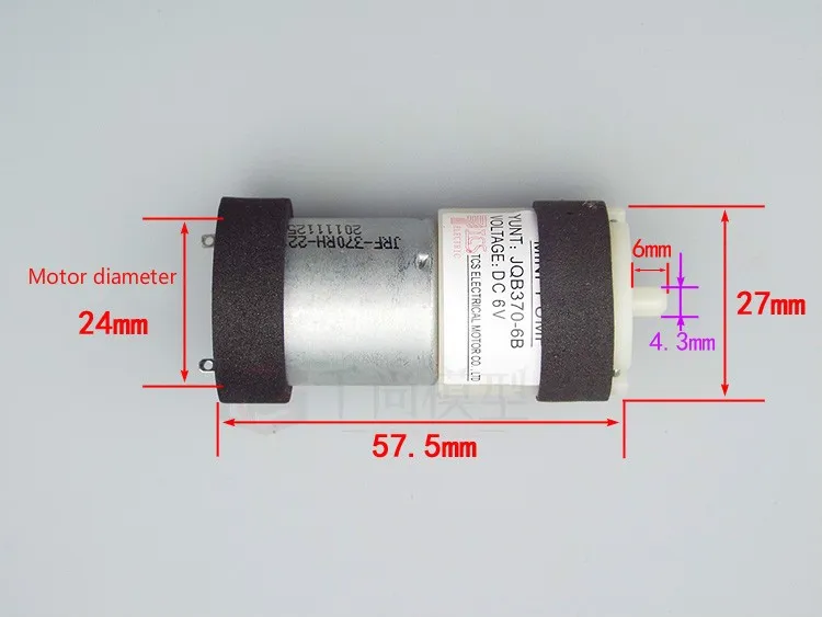 DC6V 180mA миниатюрный насос 370 концентратный зумпф кислородный Давление |