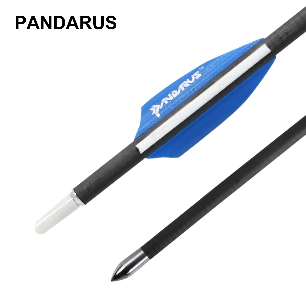 PANDARUS Дартс 30 дюймов 100% чистая углеродистая стрела Spine800 ID4.2mm углеродные стрелы с