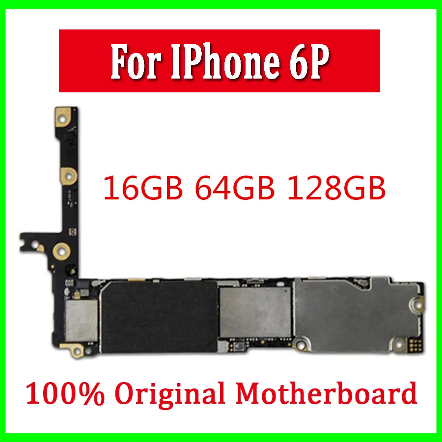 100% оригинал для iPhone 6 Plus 5 дюймов материнская плата без сенсорного ID plus логическая