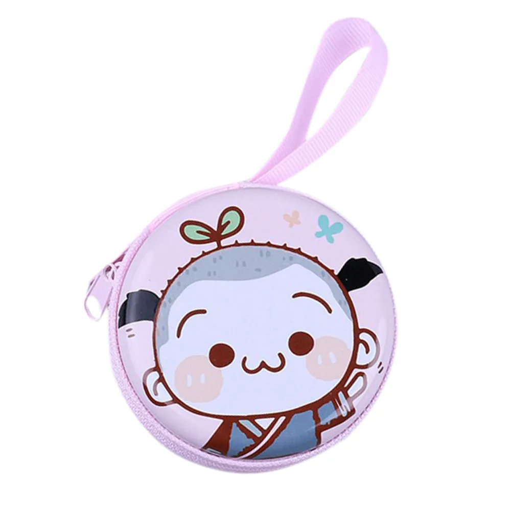 Женский кошелек OCARDIAN короткий с милыми мультяшными элементами круглая сумочка