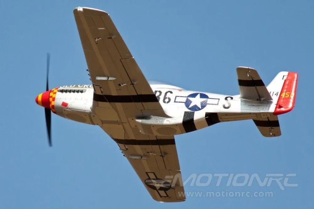 RC самолет Warbird окончательного Би P51 2-лезвия старый ворона спортивная версия