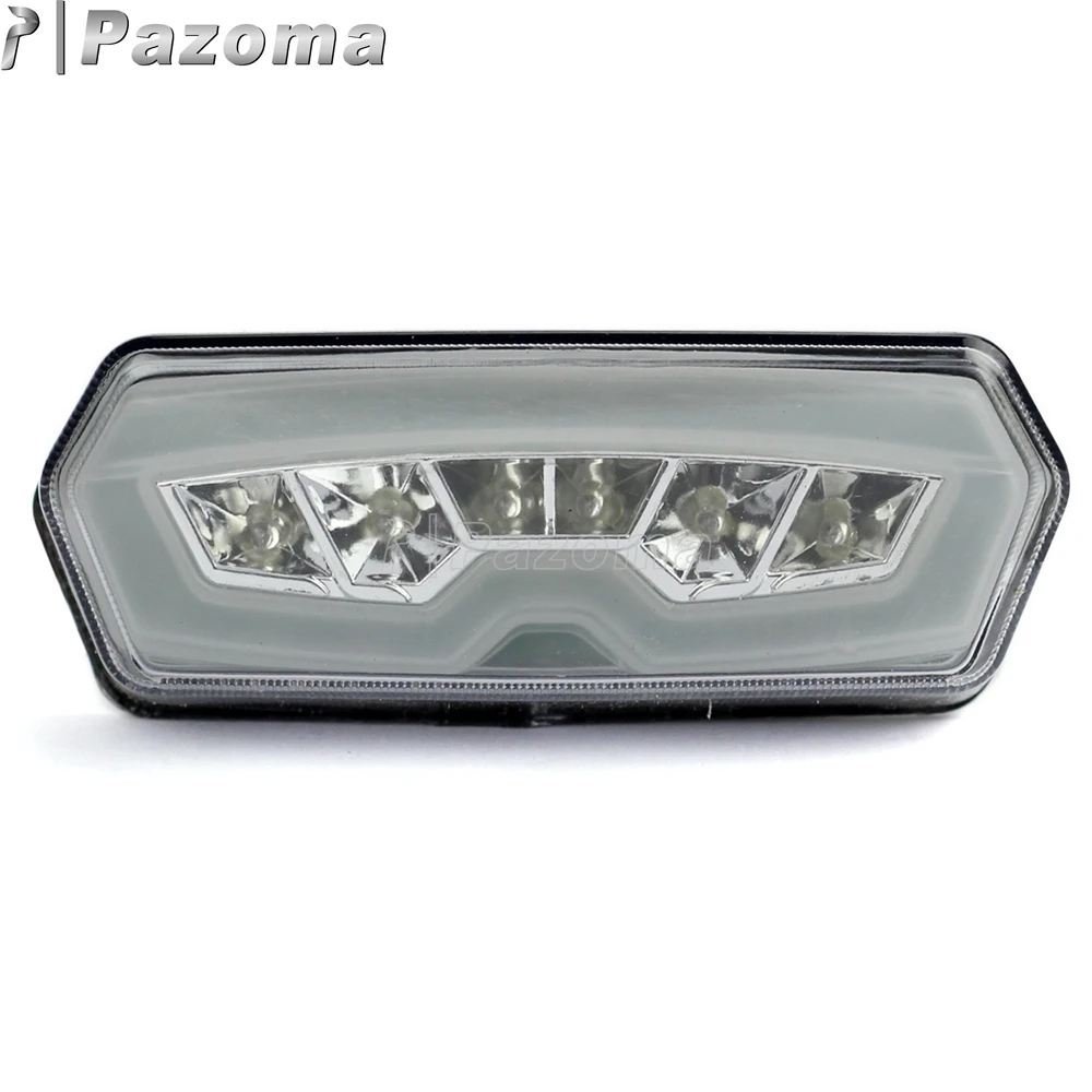Мотоцикл Pazoma Интегрированный сигнал светодиодный задний фонарь ходовая лампа