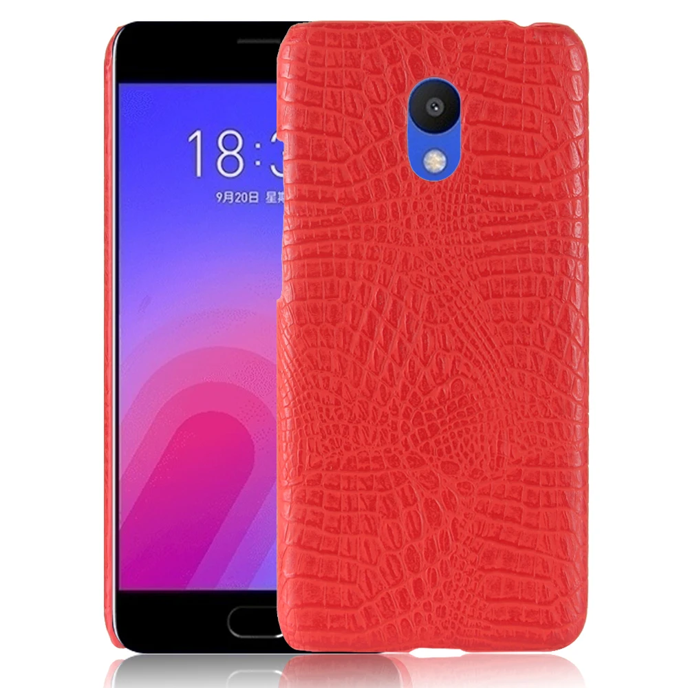 Чехол для телефона Meizu M6 роскошный защитный чехол из крокодиловой кожи PU |