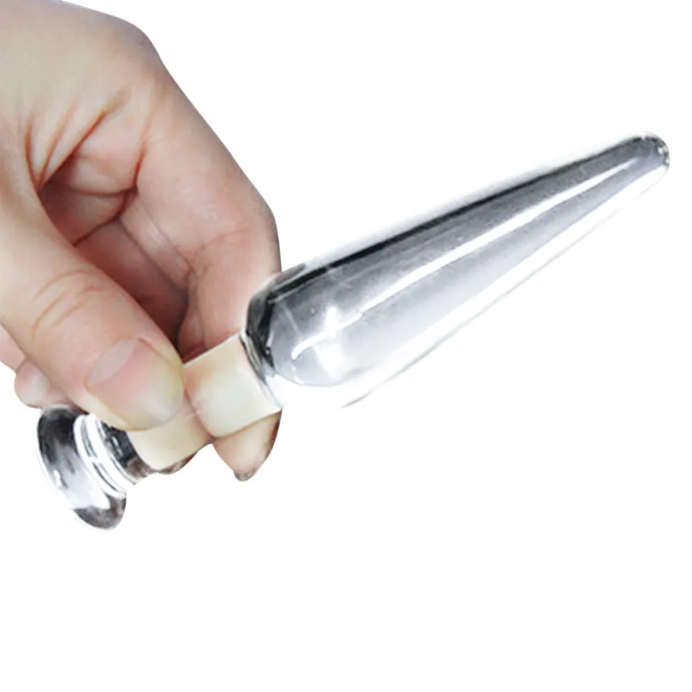 Glass Anal Plug Dildo Stimulator G-Spot Clitoral Penis Massager for men and women Gay Adult Male Female Masturbation |