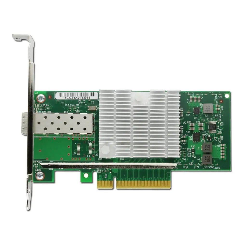 Winyao WY599F1 10 Гбит/с SFP + LC Fibre PCIe 8x Ethernet серверный адаптер с E10G41BTDA X520 DA1 82599 10000 м Nic|pcie