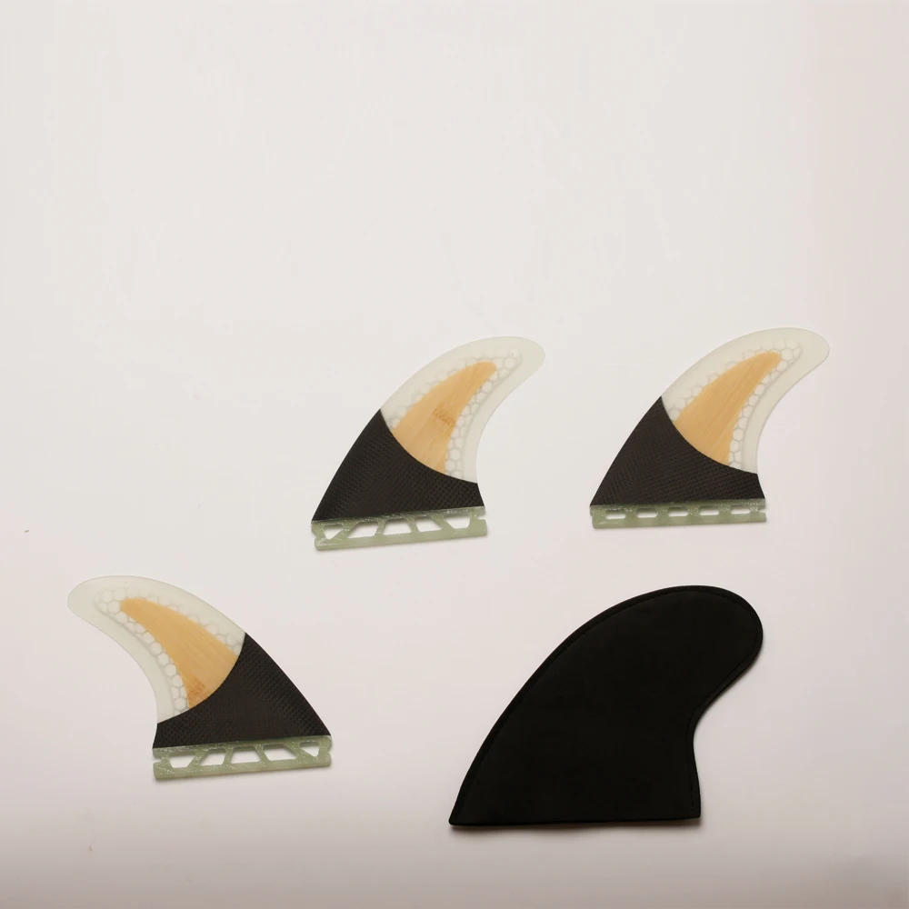 Бесплатная доставка future basic углеродное волокно соты бамбука surfboard плавники quillas