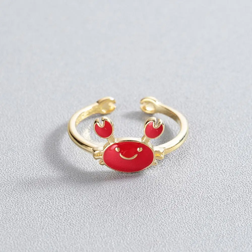 Chereda женское кольцо с крабом Золотое животное для помолвки|Кольца| |