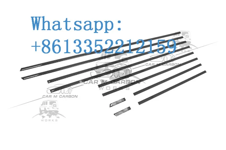 G class W464 g63 g65 A style side molding trim kit for W464 carbon fiber material side molding trim